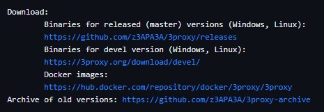 Installing 3proxy from Github