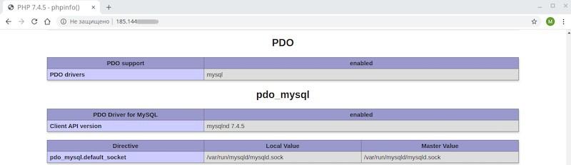 MySQL (MariaDB) installation and configuration