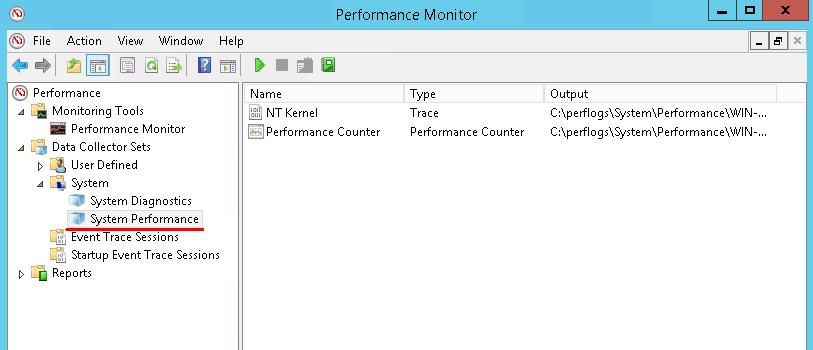 Performance Monitor report - Windows recovery without reinstall