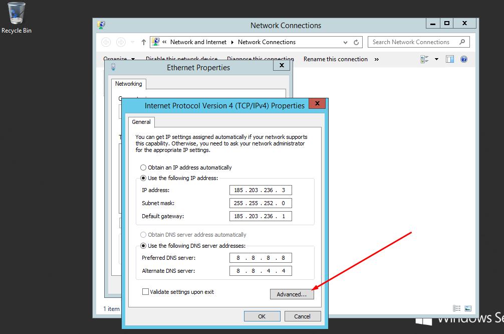 How to add additional IP to OS Windows