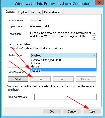 Use of the graphical interface