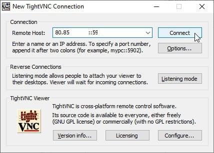 Настройка TightVNC