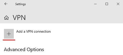 Setup client for VPN connection