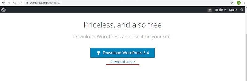 Create a database for WordPress