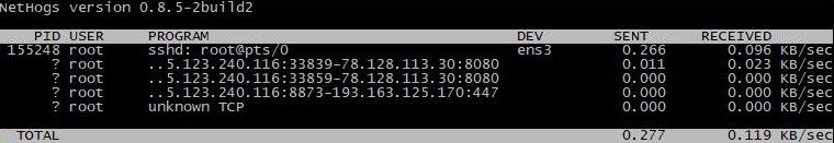 Server network interface diagnostics 