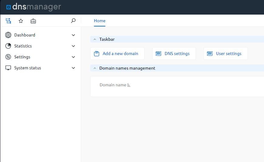 DNS Manager Panel