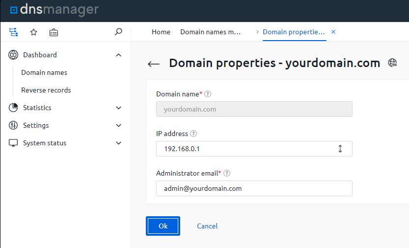 Domain Parameters