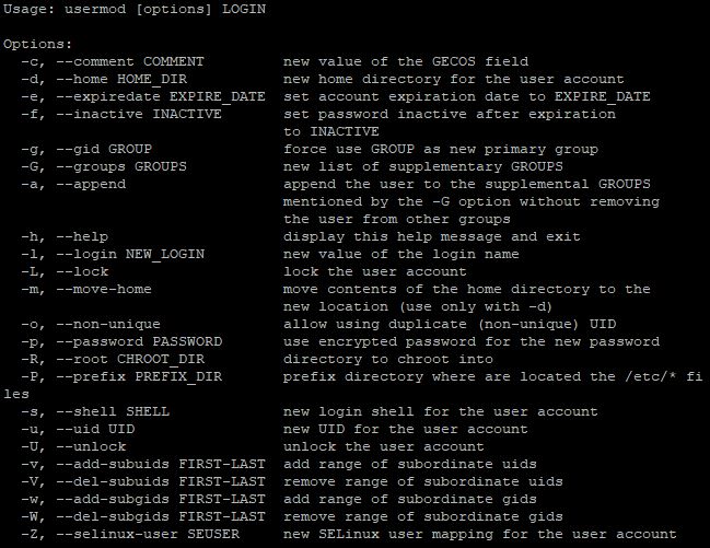 Linux User Management Utility Help