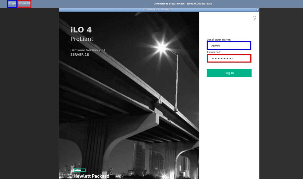 ipmi-ilo-hp-login