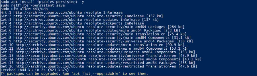 Installing and Configuring UFW. 